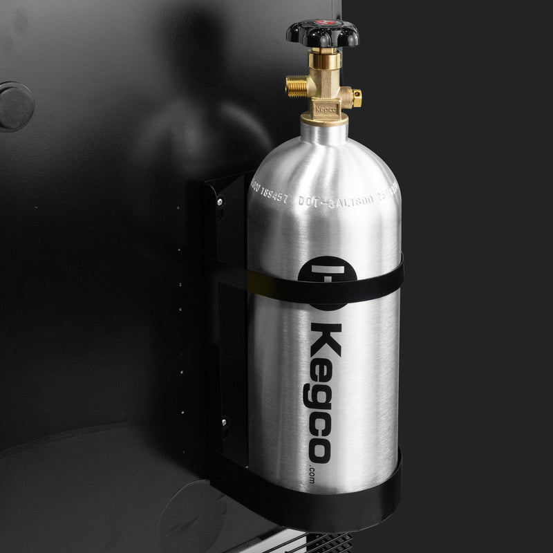 Kegco 20" Wide Dual Tap Black Kegerator