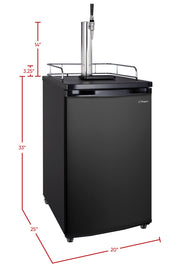 Kegco K199B-GNK with Full Keg