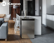 kegerator in a home interior