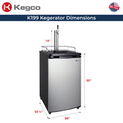 kegerator dimensions