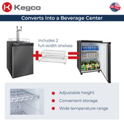 Digital Kegerator K309X-2 Beverage Center
