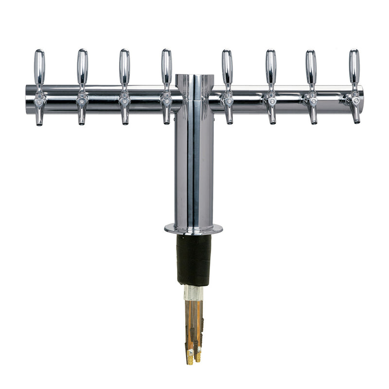 Metropolis "T" Tower - Stainless Faucets - 8 Product