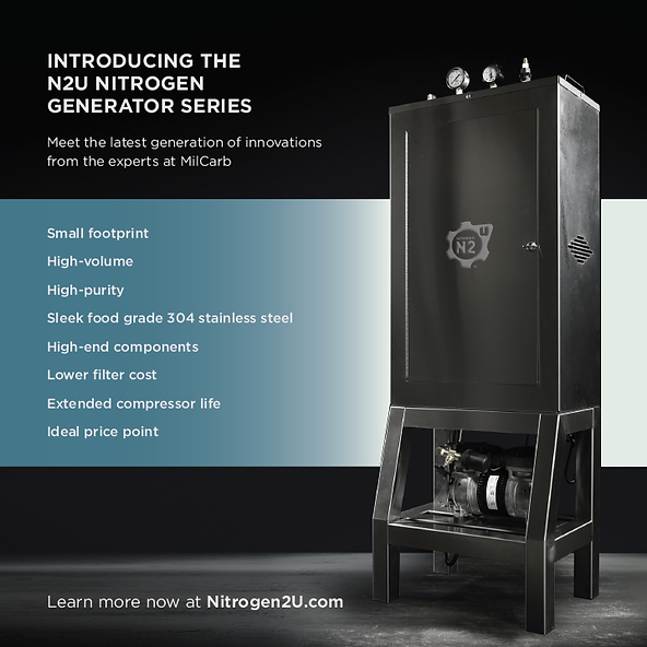 MilCarb N2U Nitrogen Generator - Mid-Volume