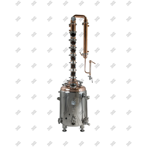 North Stills | 4″ Copper Flute Column (6 plate sections) with 100L Double Walled Copper Boiler    - Toronto Brewing