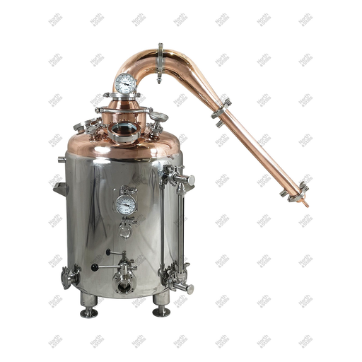 North Stills | 4" Copper Pot Still with 100L Double Walled Copper Boiler    - Toronto Brewing