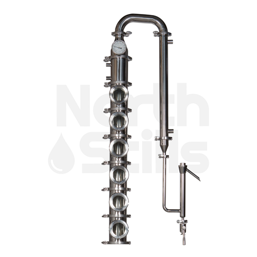 North Stills | 4″ Stainless Steel Flute Column (6 Plate Sections)    - Toronto Brewing