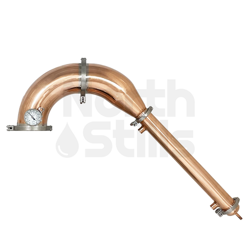 North Stills | 6" Copper Pot Still Head with Condenser    - Toronto Brewing