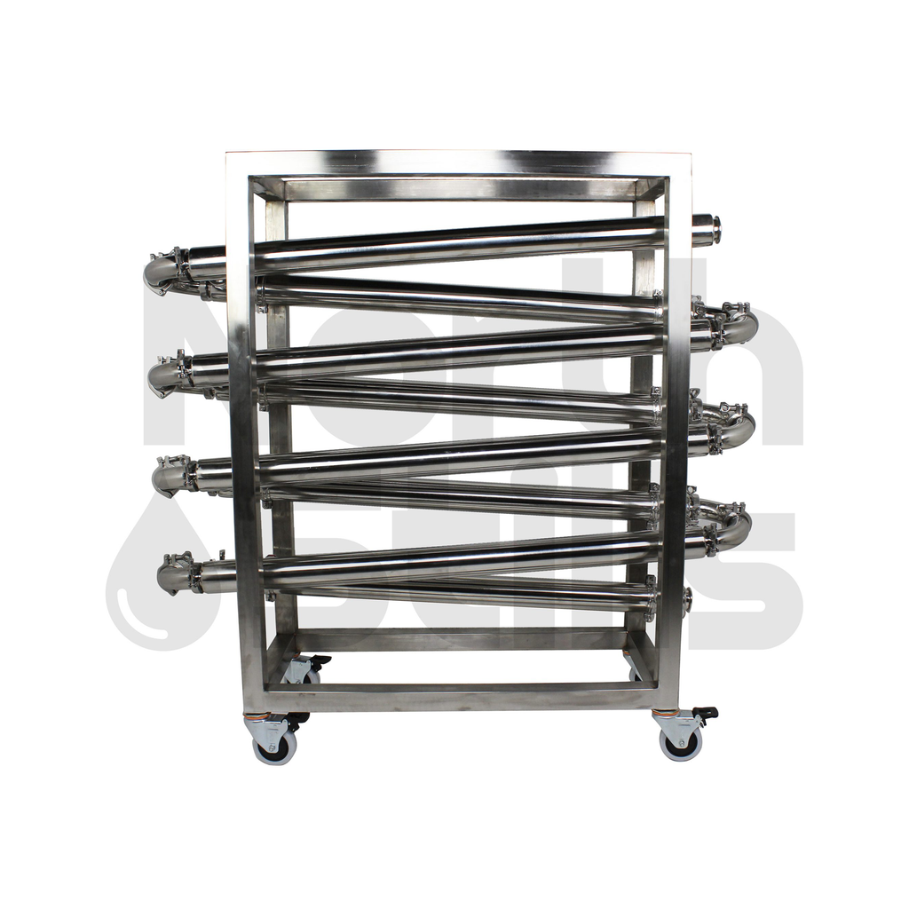 North Stills | 2″ Diameter Counter-Flow Heat Exchanger on Casters