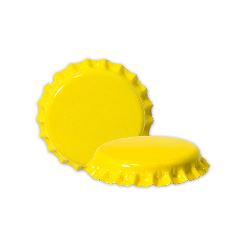 Oxygen Barrier Beer Bottle Caps (Yellow - 10,000 pack)    - Toronto Brewing