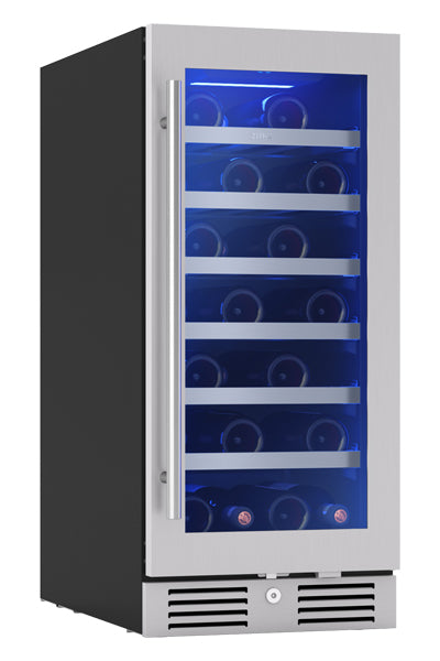 Zephyr PRW15C01CG Wine Cooler - Angled