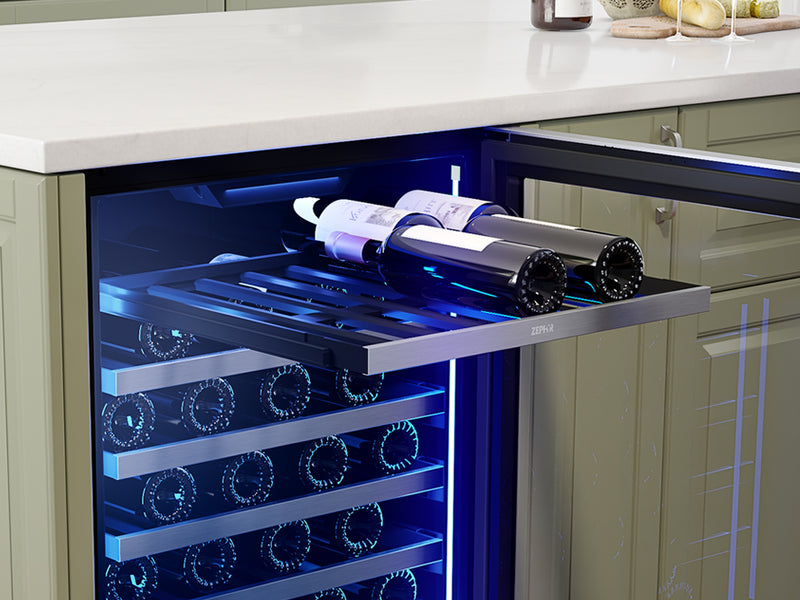 Zephyr PRW24C01CG Wine Cooler - Shelving