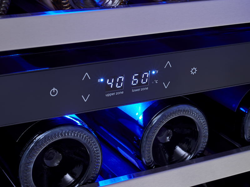 Zephyr PRW24C02AG-ADA Wine Cooler - Digital Temperature Control