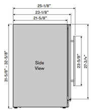 Zephyr PRW24C02AG-ADA Wine Cooler - Side View