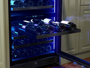 Zephyr PRW24C02CBSG Wine Cooler - Large Diameter Rack
