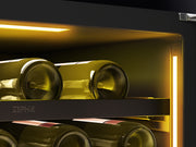Zephyr PRW24C02CBSG Wine Cooler - Amber LED Light