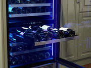 Zephyr PRW24C02CG Wine Cooler - Large Diameter Rack