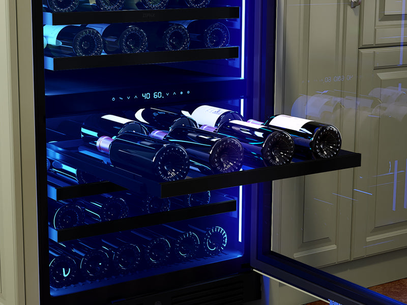 Zephyr PRW24C02CPG Wine Cooler - Large Diameter Rack