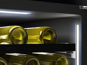 Zephyr PRW24C02CPG Wine Cooler - White LED Light