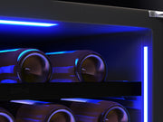 Zephyr PRW24C02CPG Wine Cooler - Blue LED Light