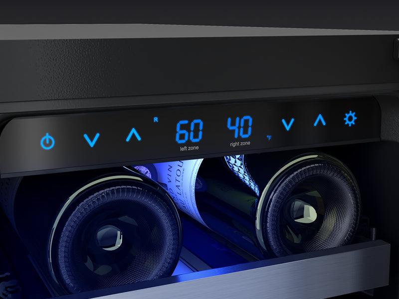 Zephyr PRW24C32CG Wine Cooler - Digital Temperature Control