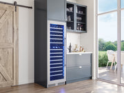 Zephyr PRW24F02CG Wine Cooler - Angled Lifestyle