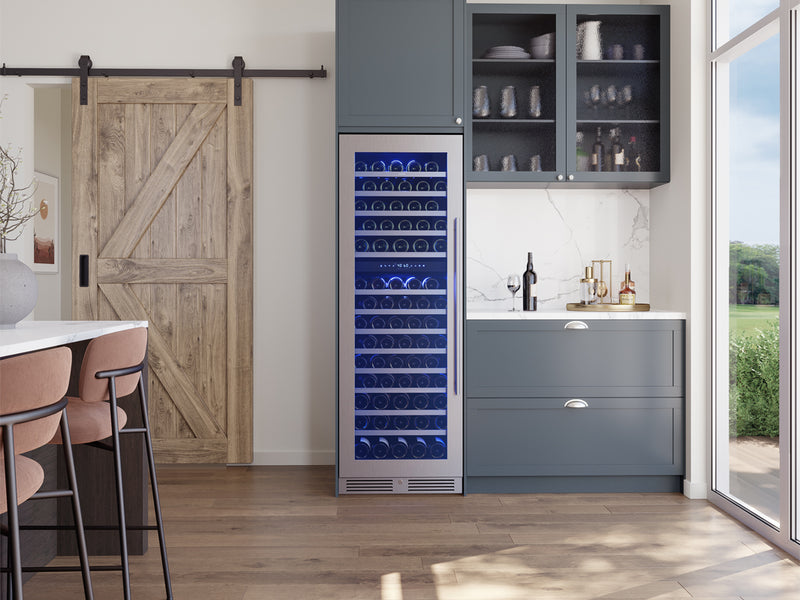 Zephyr PRW24F02CG Wine Cooler - Front Lifestyle