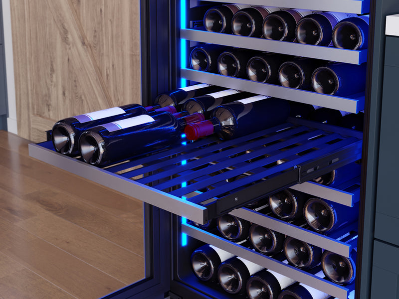 Zephyr PRW24F02CG Wine Cooler - Large Diameter Rack