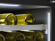 Zephyr PRW24F02CG Wine Cooler - White LED Light