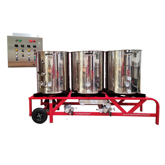 Ruby Street Brewing | Alpha Ruby - Complete Electric 3 Vessel System (1BBL)    - Toronto Brewing
