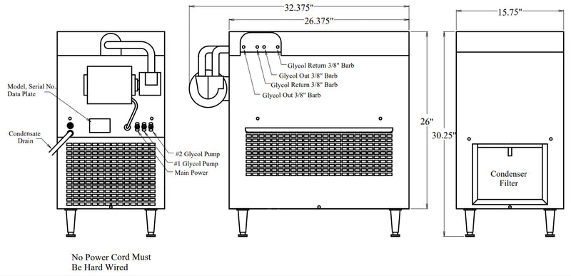 SCR-GLY150-D Dimensions