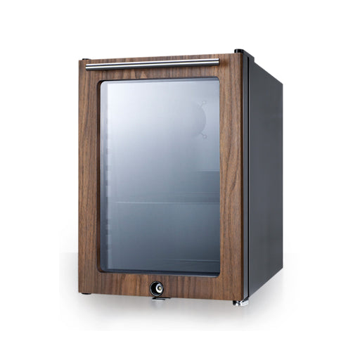 Summit | Compact Glass Door Beverage Centre With Wood Trim (SCR114LWP1)    - Toronto Brewing