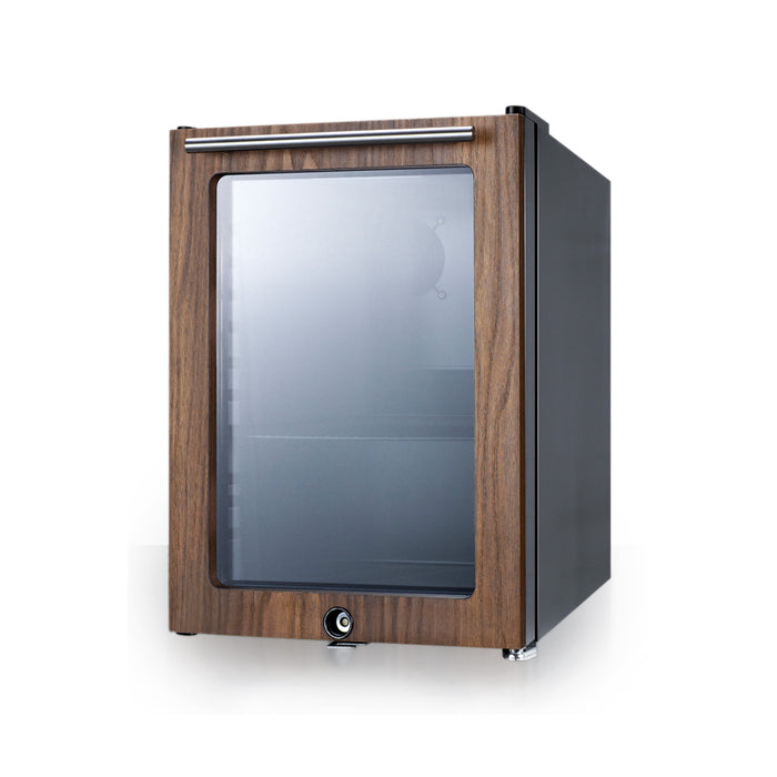 Summit | Compact Glass Door Beverage Centre With Wood Trim (SCR114LWP1)    - Toronto Brewing