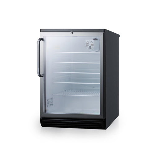 Summit | 24" Wide Built-In Beverage Centre, Freestanding with Towel Bar (SCR600BGLTB)    - Toronto Brewing