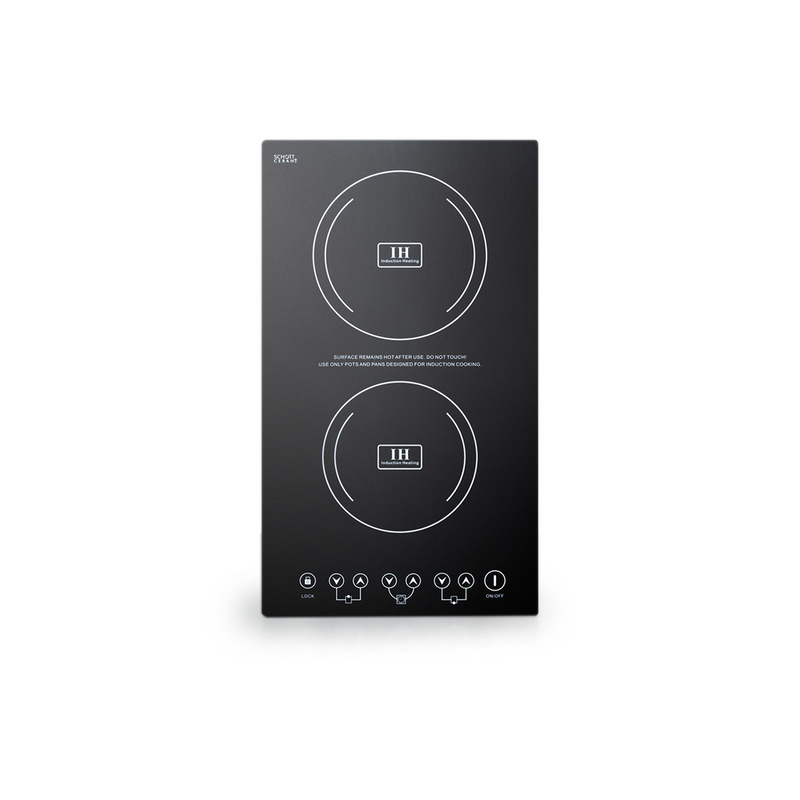 Summit | 12" Wide 230V 2-Burner Induction Cooktop (SINC2220)    - Toronto Brewing