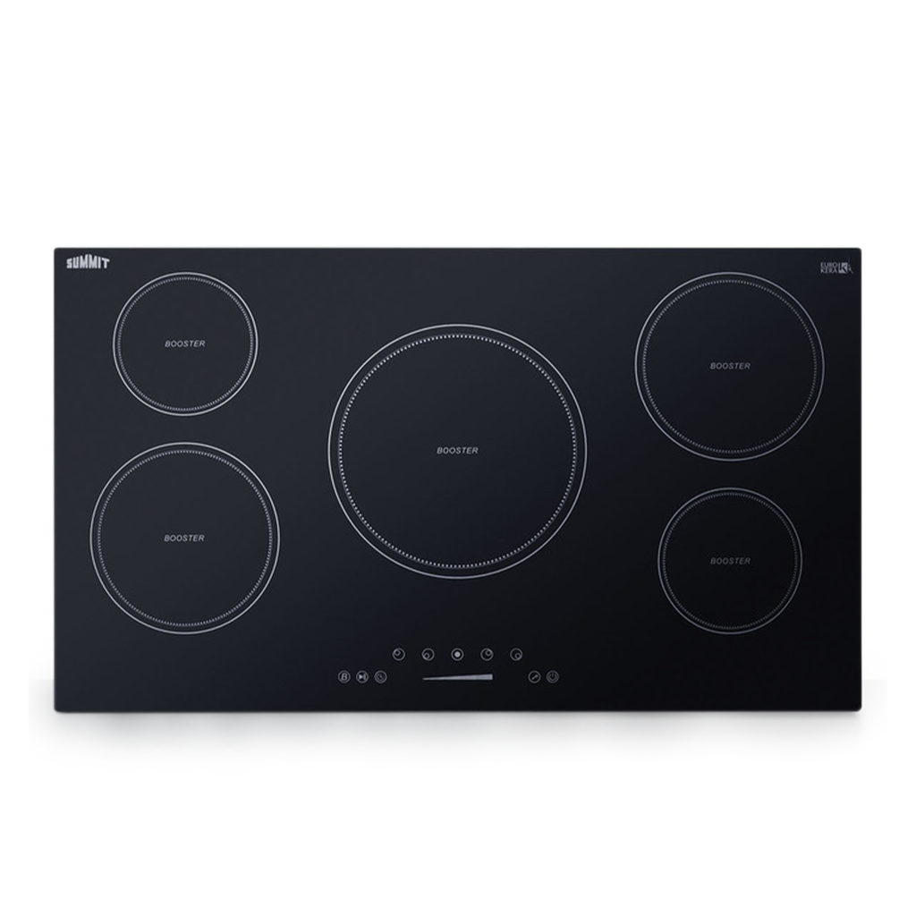Summit | 36" Wide 208-240V 5-Zone Induction Cooktop (SINC5B36B)