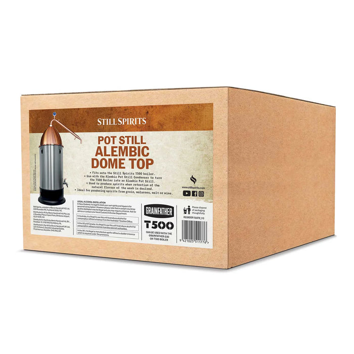 Still Spirits Turbo 500 (T-500) with Copper Alembic Dome Basic Starter Pack    - Toronto Brewing