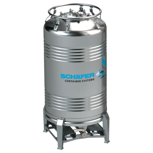 Schaefer Non-Jacketed Tank - 1000L - 304SS - Canada Only