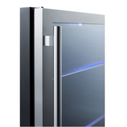 Summit | 24" Wide Built-In Beverage Cooler With Stainless Trim (SCR2466B)    - Toronto Brewing