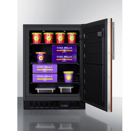 Summit | 24" Wide Built-In All-Freezer, ADA Compliant (ALFZ53IF)    - Toronto Brewing