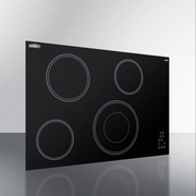Summit | 30" Wide 208-240V 4-Burner Radiant Cooktop (CR4B30T11B)    - Toronto Brewing