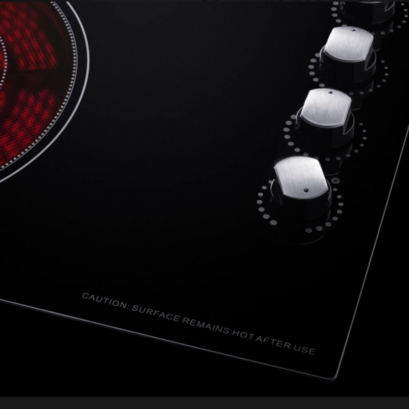 Summit | 30" Wide 208-240V 4-Burner Radiant Cooktop (CR4B30MB)    - Toronto Brewing