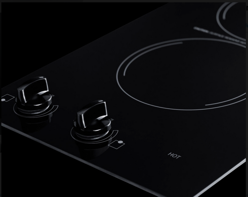 Summit | 12" Wide 230V 2-Burner Radiant Cooktop (CR2220B)    - Toronto Brewing