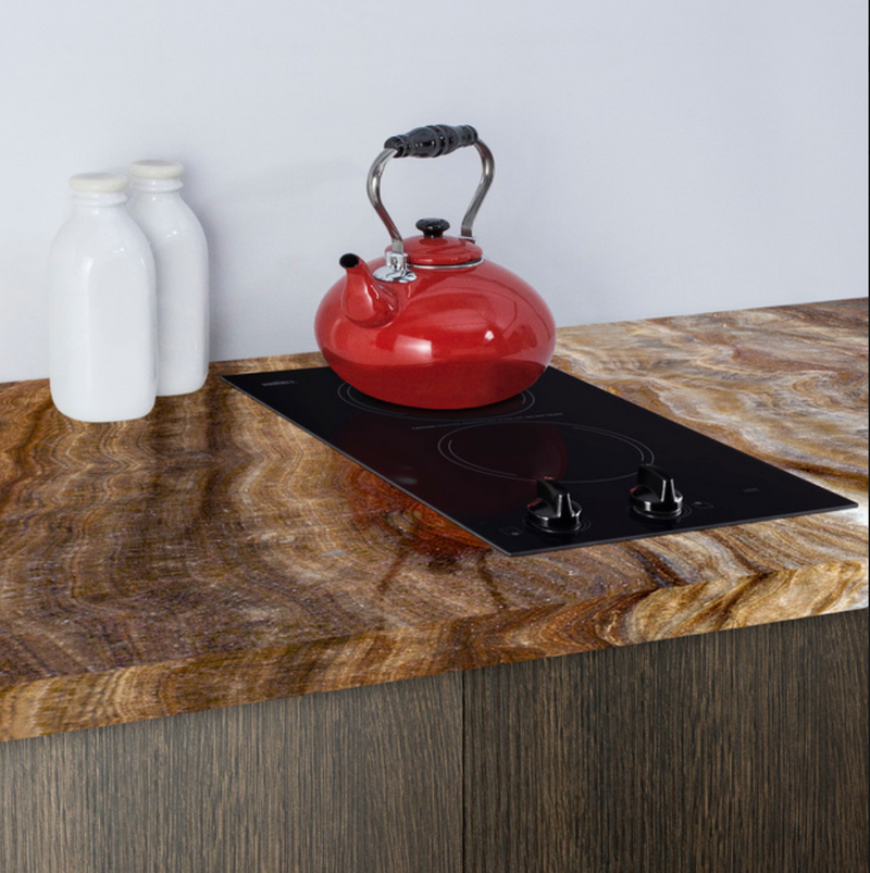 Summit | 12" Wide 230V 2-Burner Radiant Cooktop (CR2220B)    - Toronto Brewing