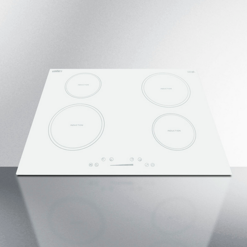 Summit | 30" Wide 208-240V 4-Zone White Induction Cooktop (SINC4B302W)    - Toronto Brewing