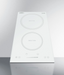 Summit | 12" Wide 208-240V 2-Zone White Induction Cooktop (SINC2B231W)    - Toronto Brewing