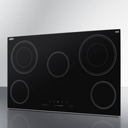 Summit | 36" Wide 208-240V 5-Burner Radiant Cooktop (CR5B36T9B)    - Toronto Brewing