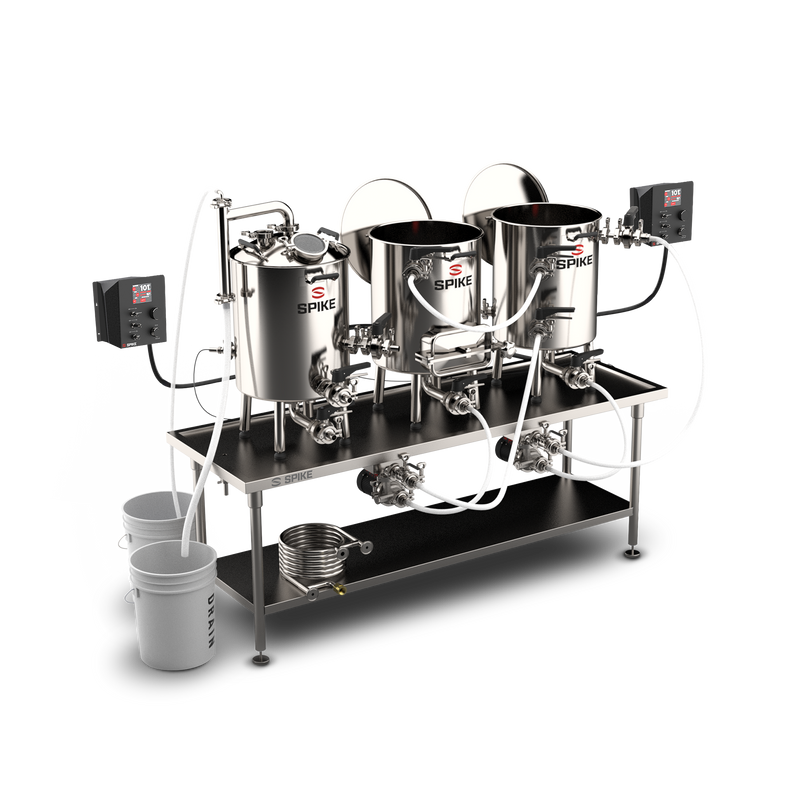 Spike Trio System  - Bottom Drain, Double Batch | 20 Gallon