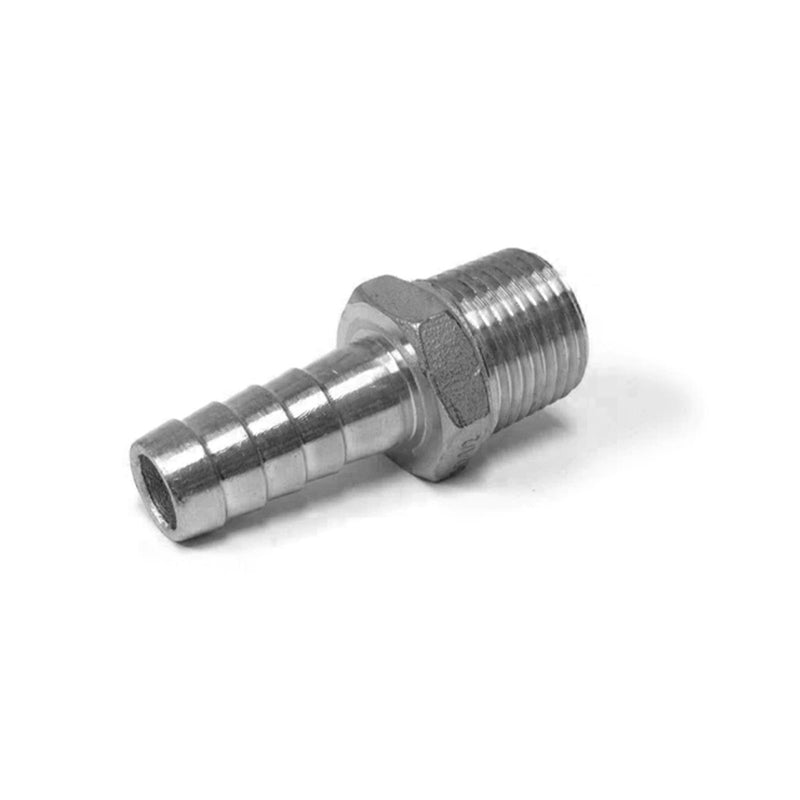 Stainless Steel 3/8" Hose Barb (1/2" MPT)    - Toronto Brewing