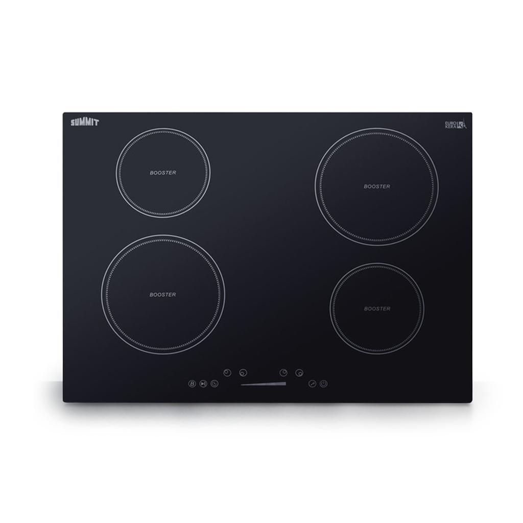 Summit | 30" Wide 208-240V 4-Zone Induction Cooktop (SINC4B301B)
