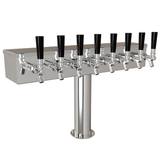 3" T-Box Stainless Steel Beer Tower - 8 Taps (Glycol Chilled)    - Toronto Brewing